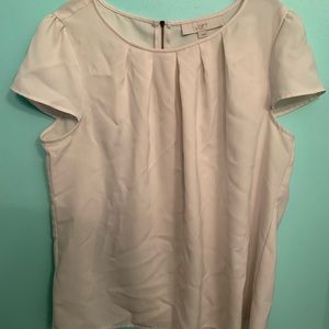 Loft Cream Blouse size L
